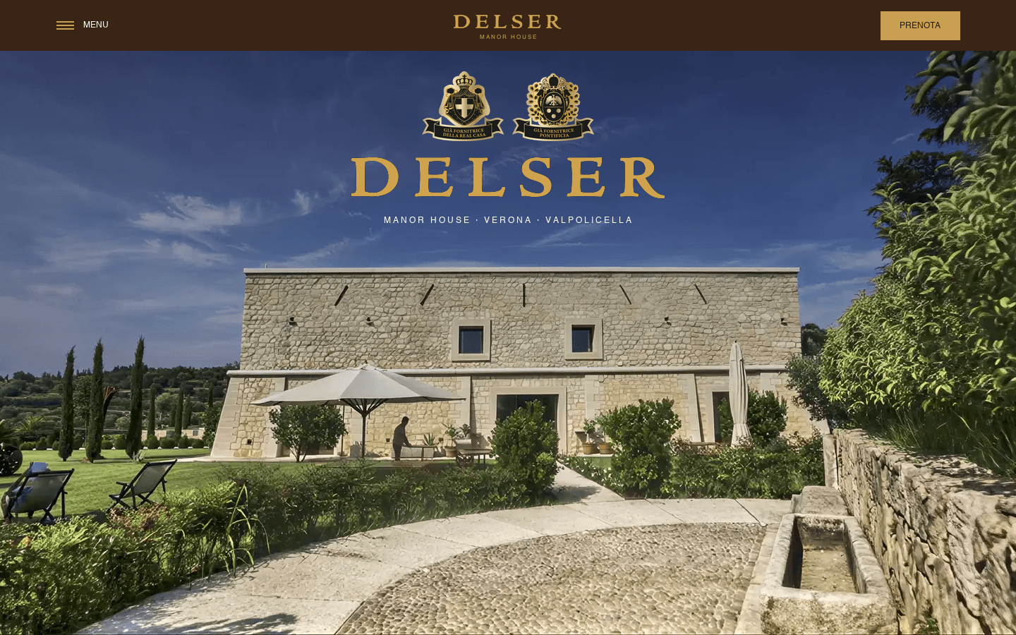 Anteprima del sito Delser Manor House