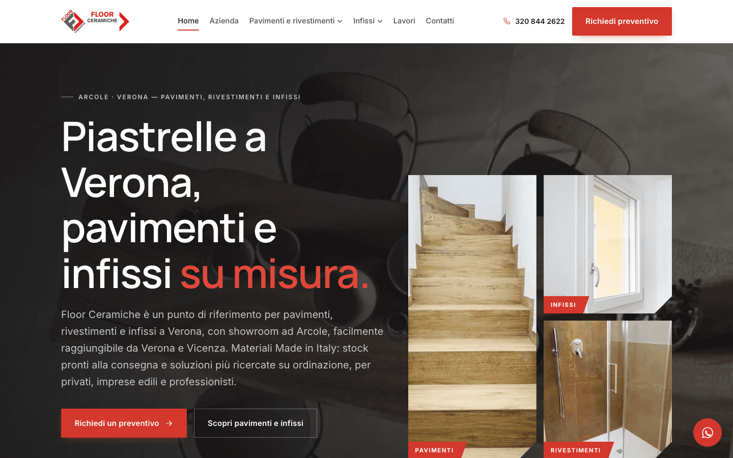 Anteprima del sito Floor Ceramiche